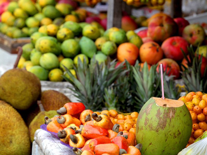 Frutas na feirinha de Pium